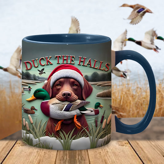 Duck The Halls - Hunting Accent Mug