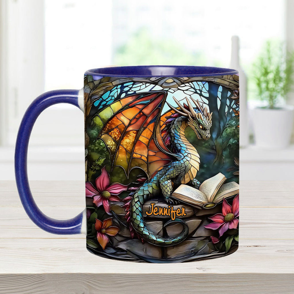 Love Dragons - Personalized Dragon Accent Mug