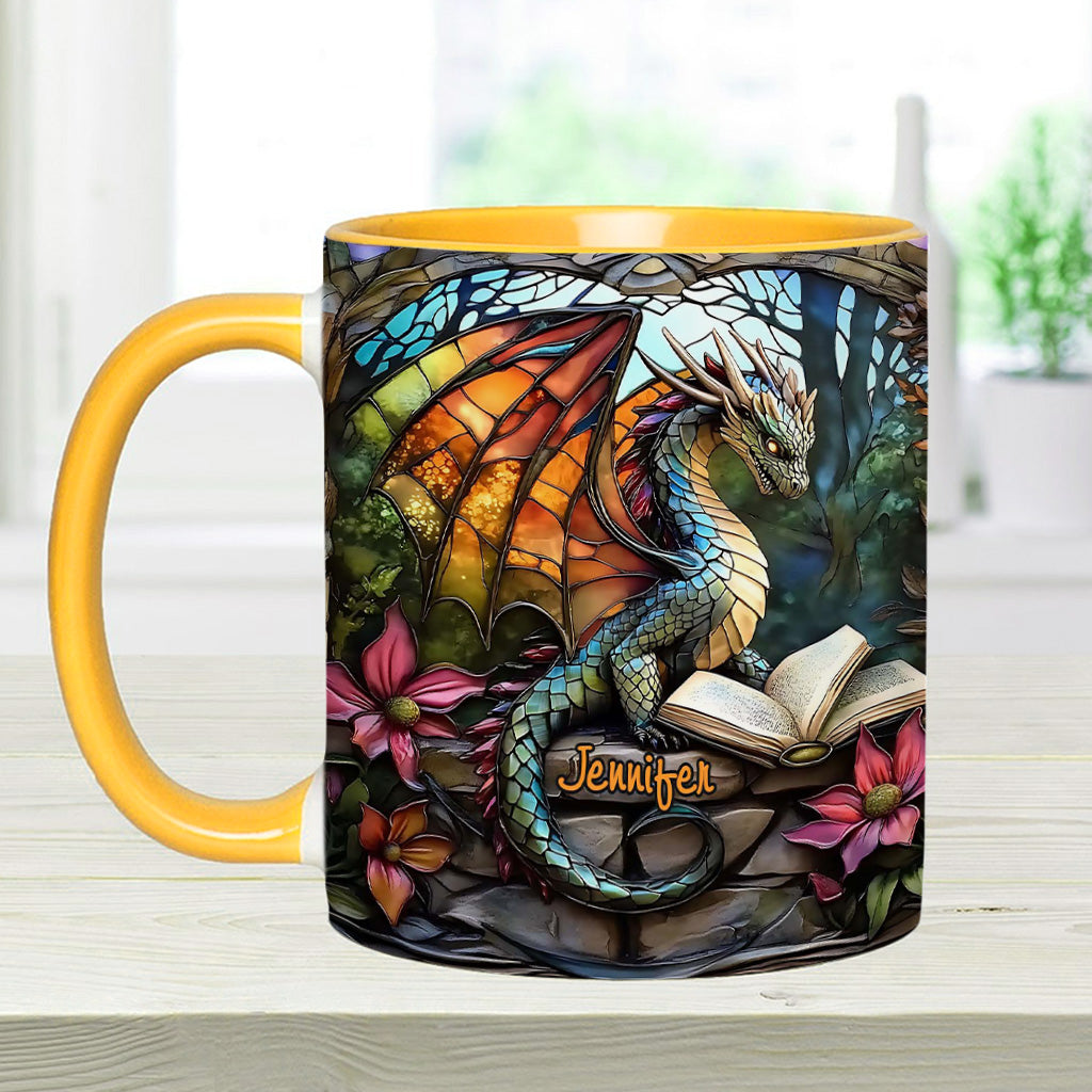 Love Dragons - Personalized Dragon Accent Mug