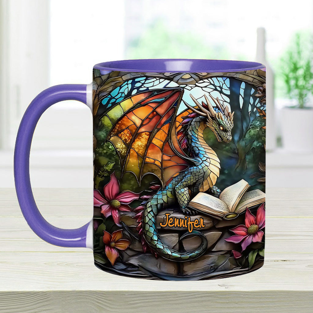 Love Dragons - Personalized Dragon Accent Mug