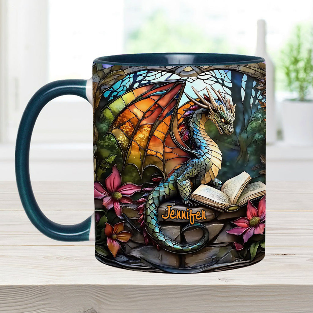 Love Dragons - Personalized Dragon Accent Mug