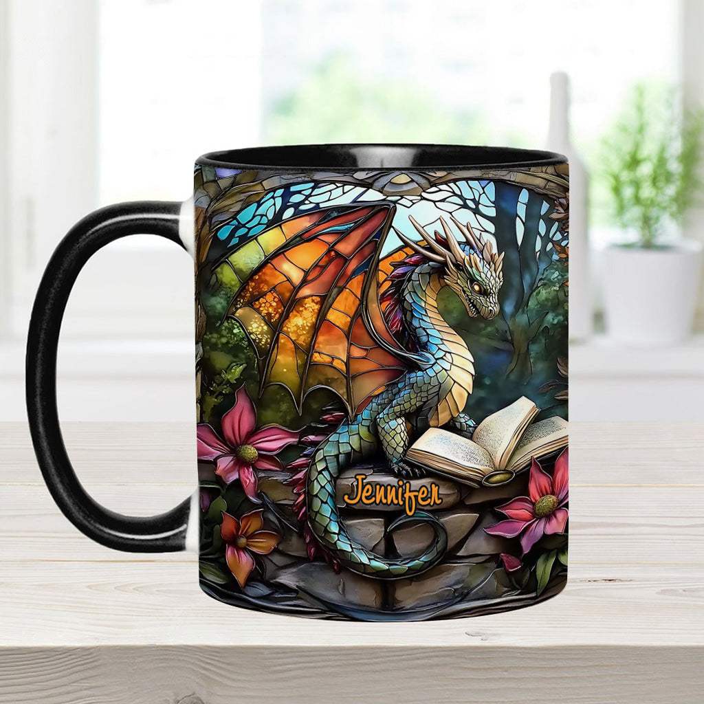 Love Dragons - Personalized Dragon Accent Mug