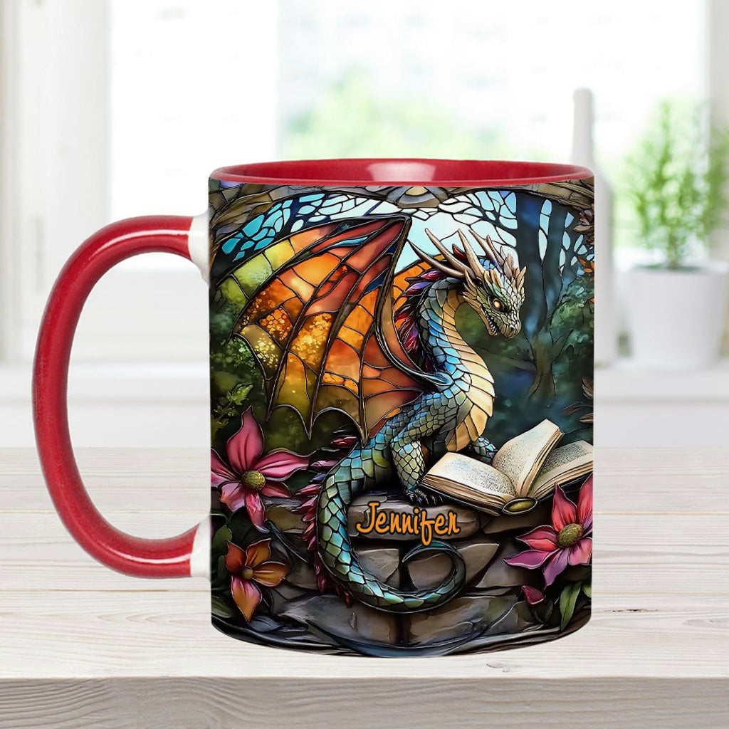 Love Dragons - Personalized Dragon Accent Mug