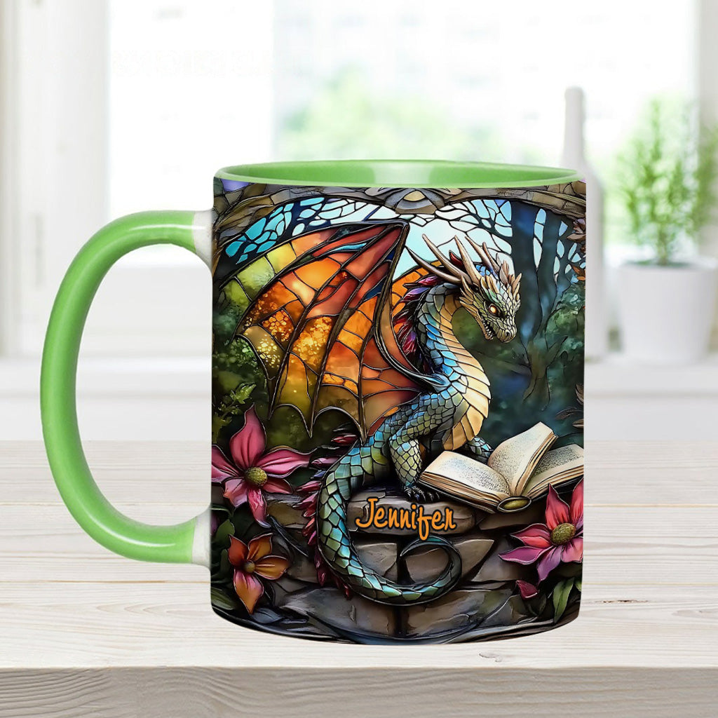 Love Dragons - Personalized Dragon Accent Mug
