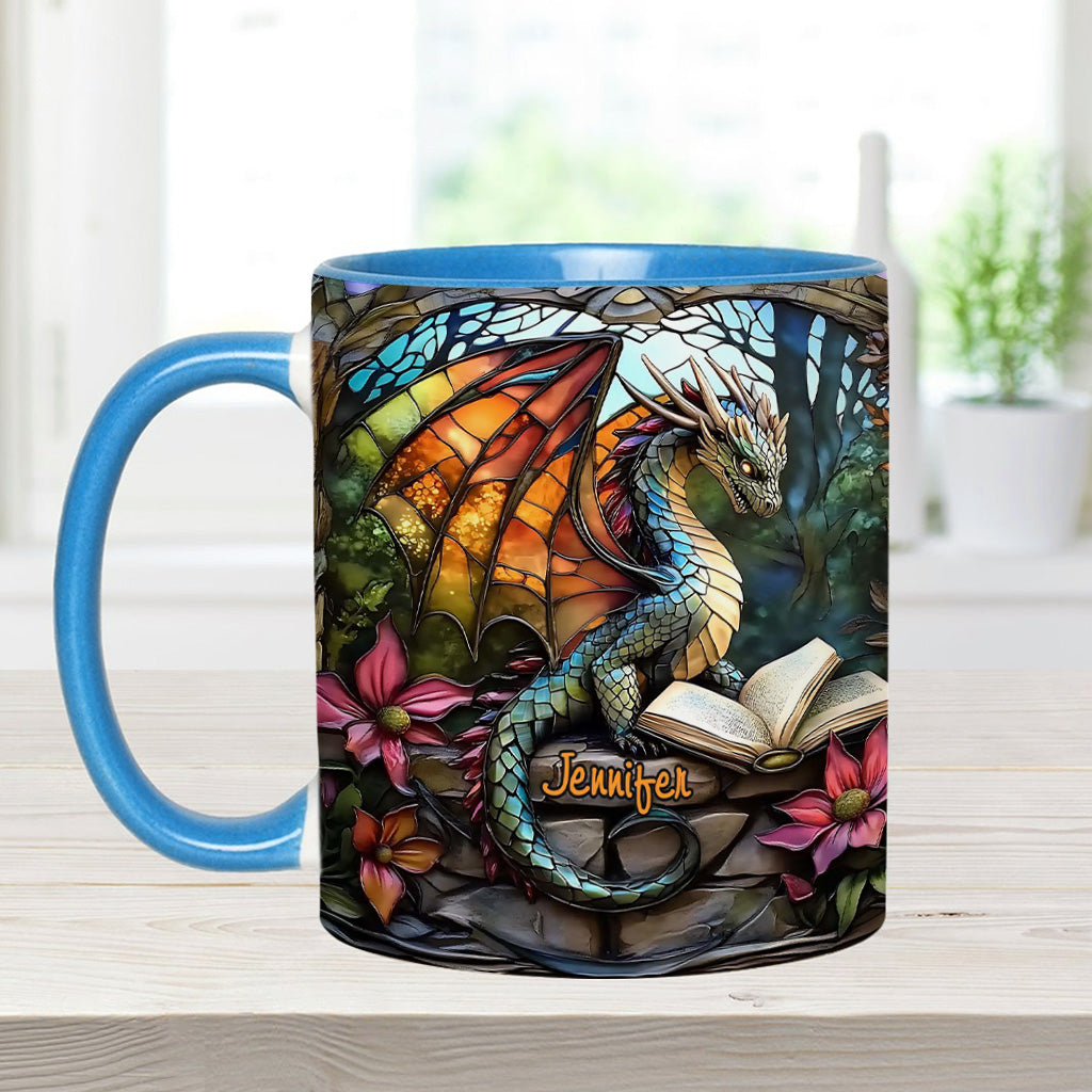 Love Dragons - Personalized Dragon Accent Mug