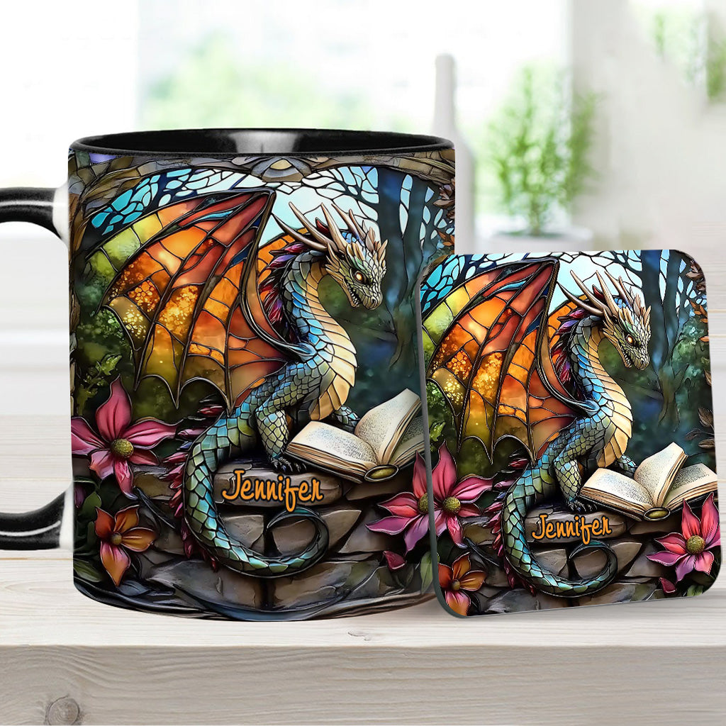 Love Dragons - Personalized Dragon Accent Mug
