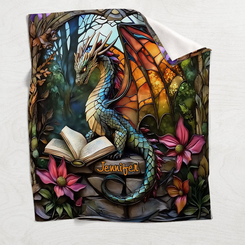 Love Dragons - Personalized Dragon Blanket