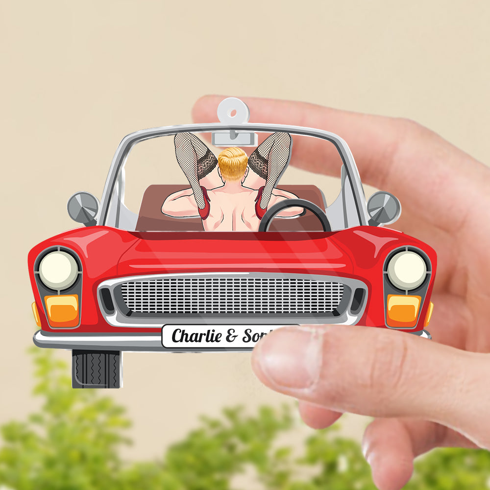 Love Journey Of Us - Personalized Couple Shaker Keychain