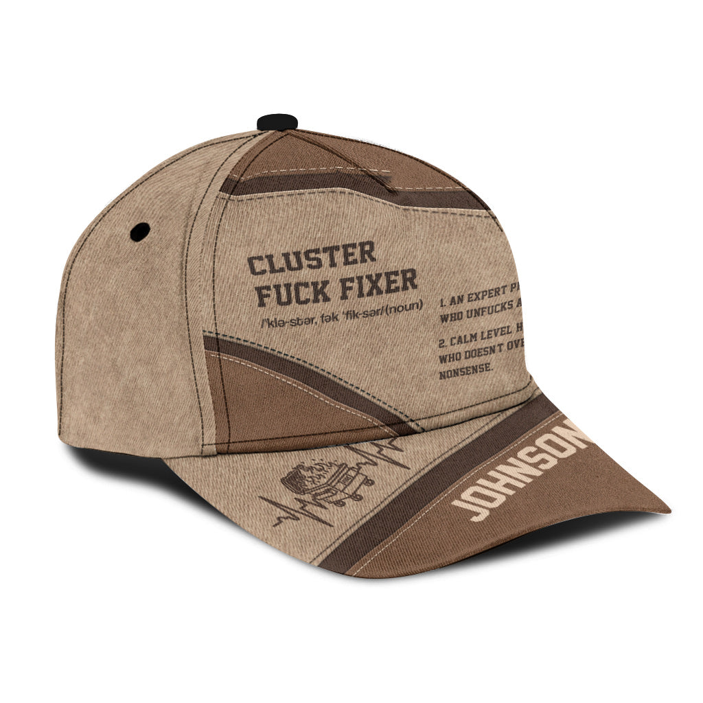 Cluster F**** Fixer - Personalized Colleague Classic Cap