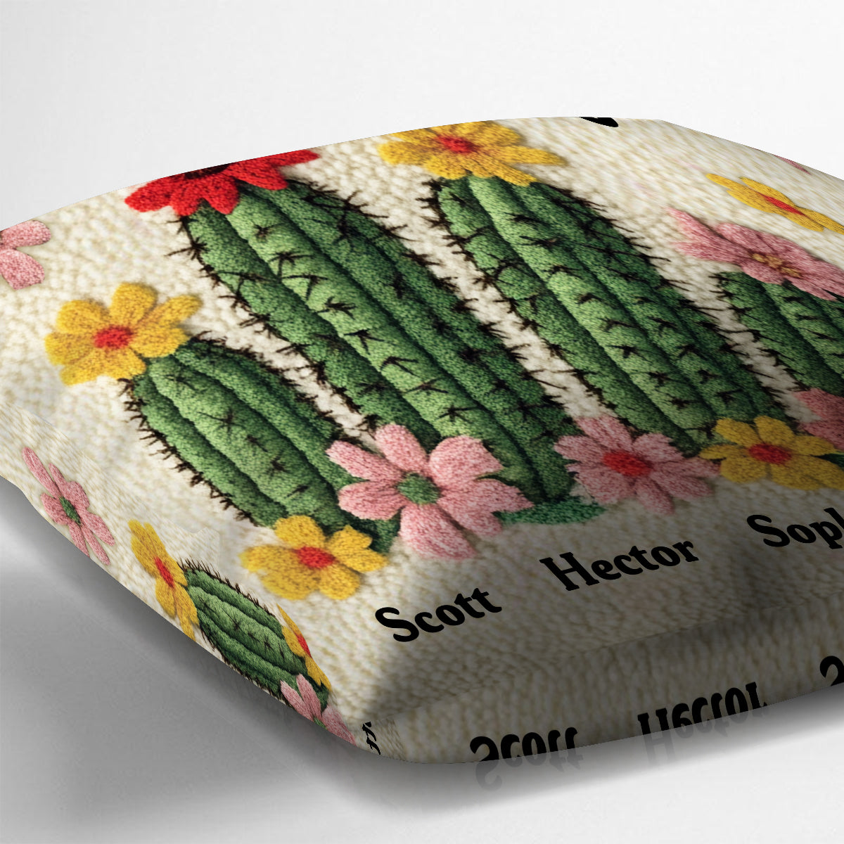 Grandma's Little Pricks - Personalized Grandma Throw Pillow