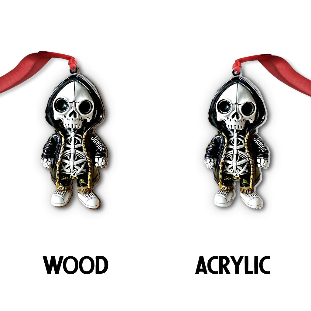 Gothic Skulls - Personalized Skull Ornament