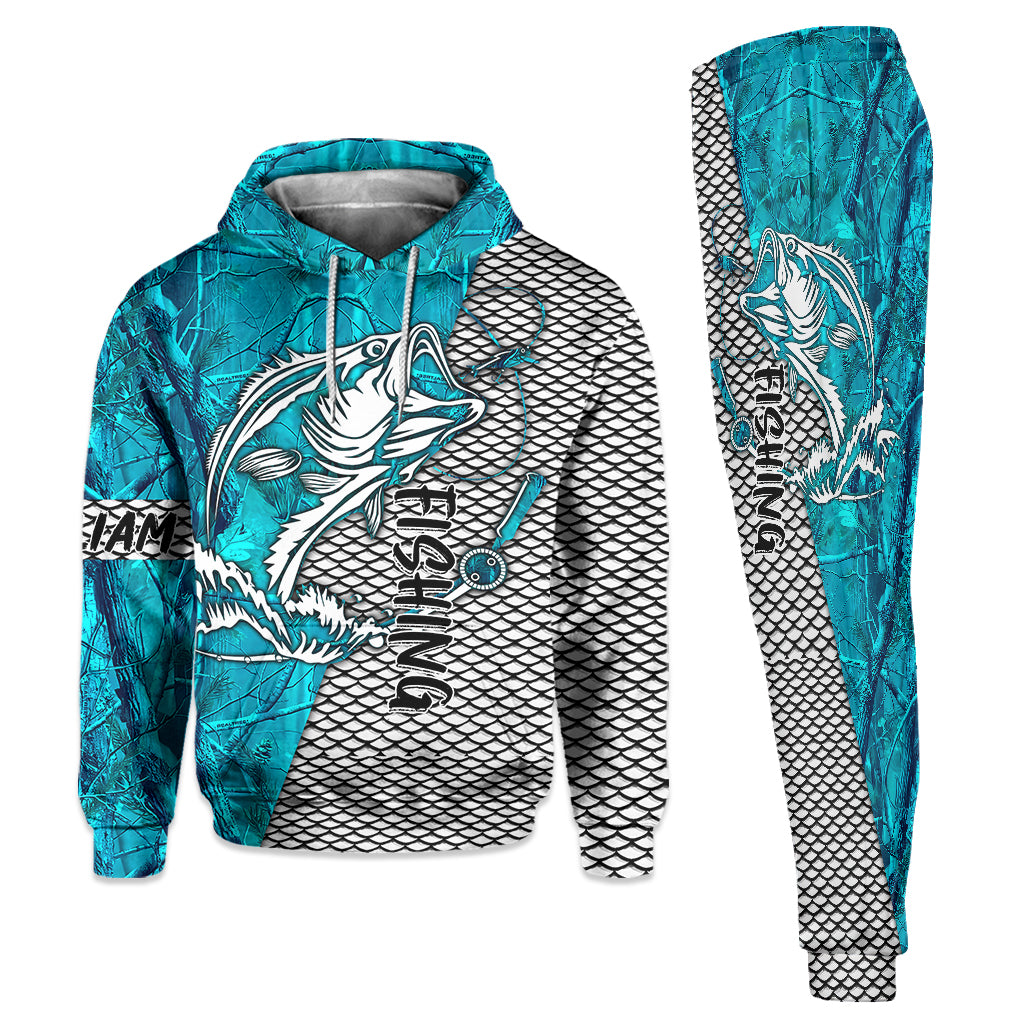 Love Fishing - Personalized Fishing Hoodie and Sweatpants