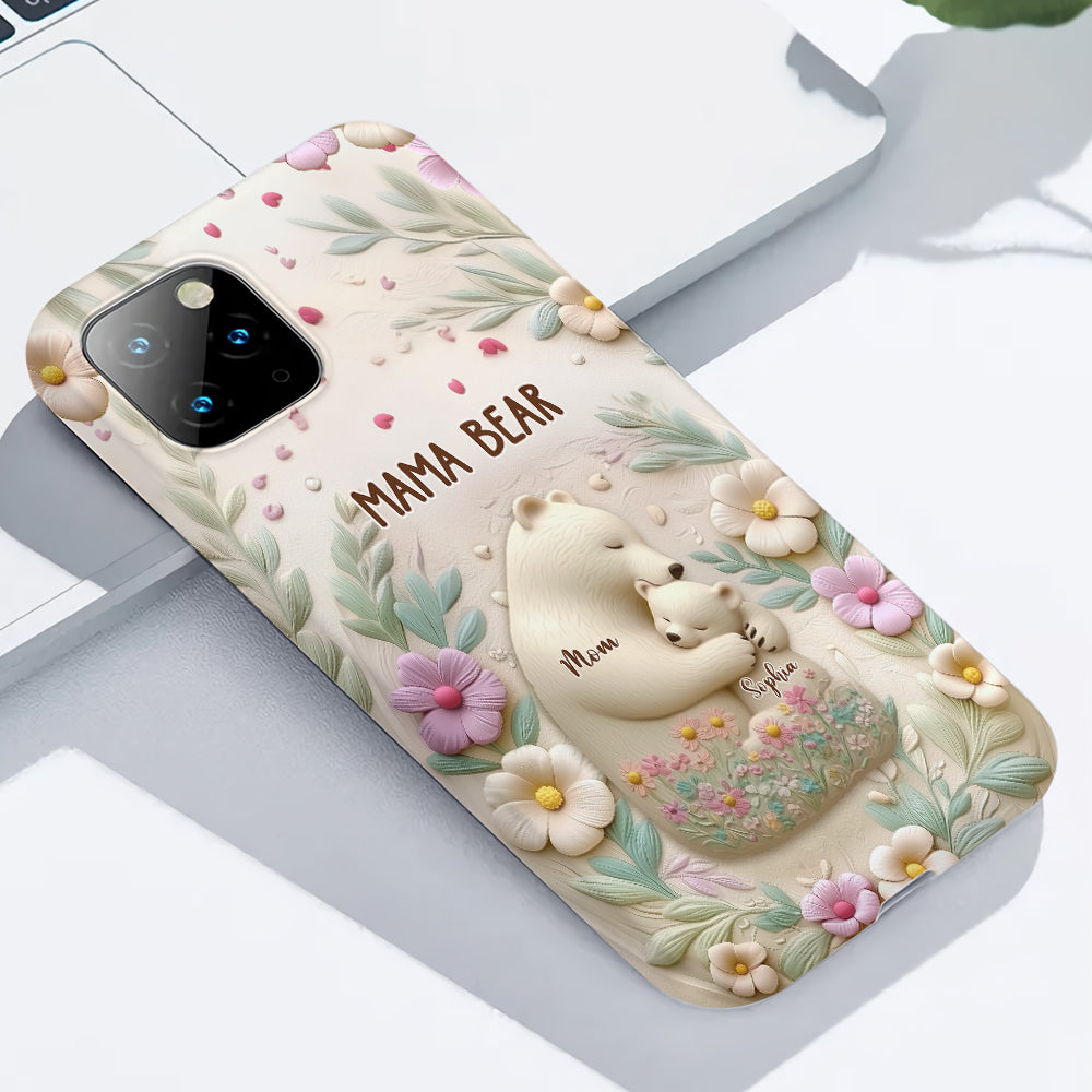 Mama Bear - Personalized Mother Full Print Phone Case