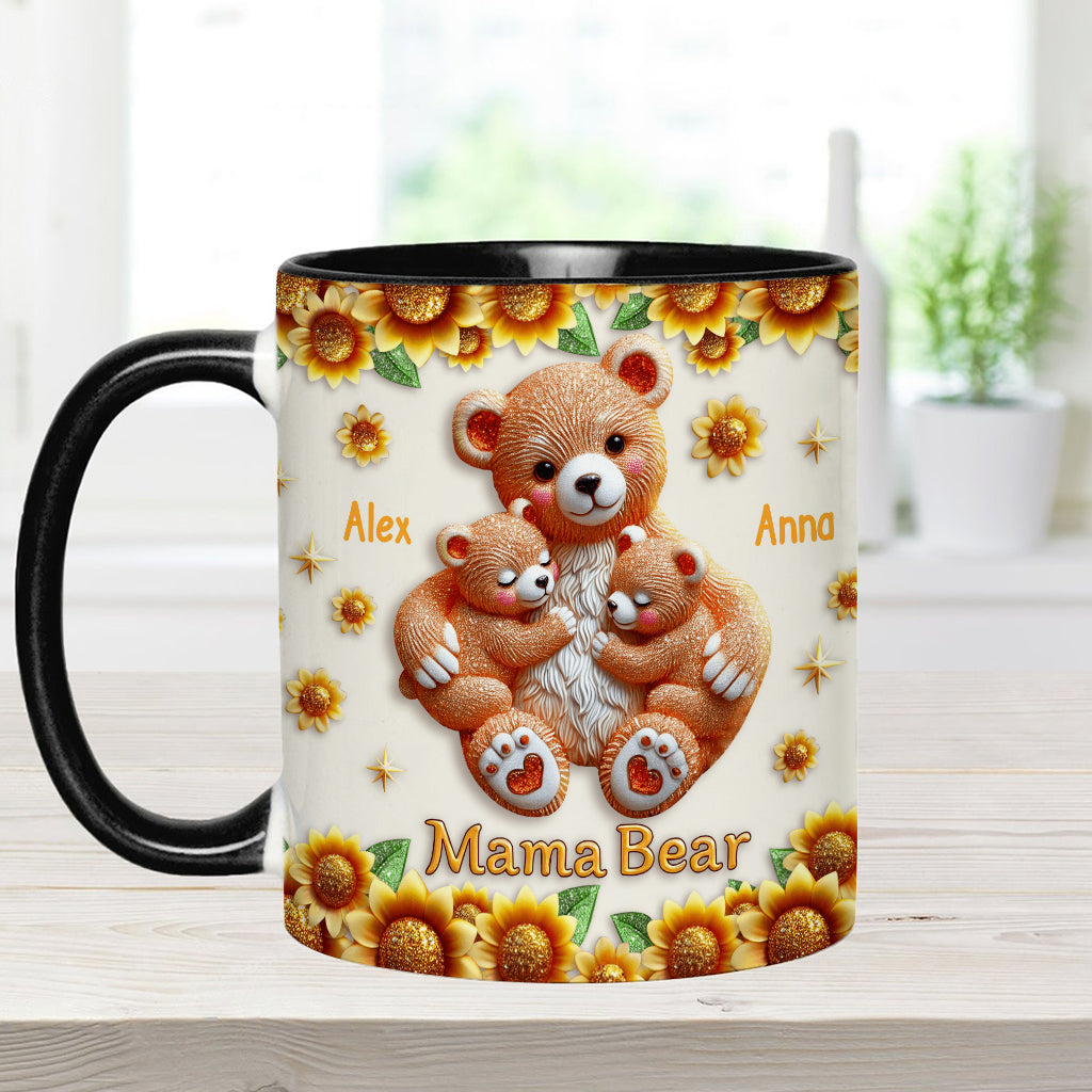 Mama Bear - Personalized Mother Accent Mug