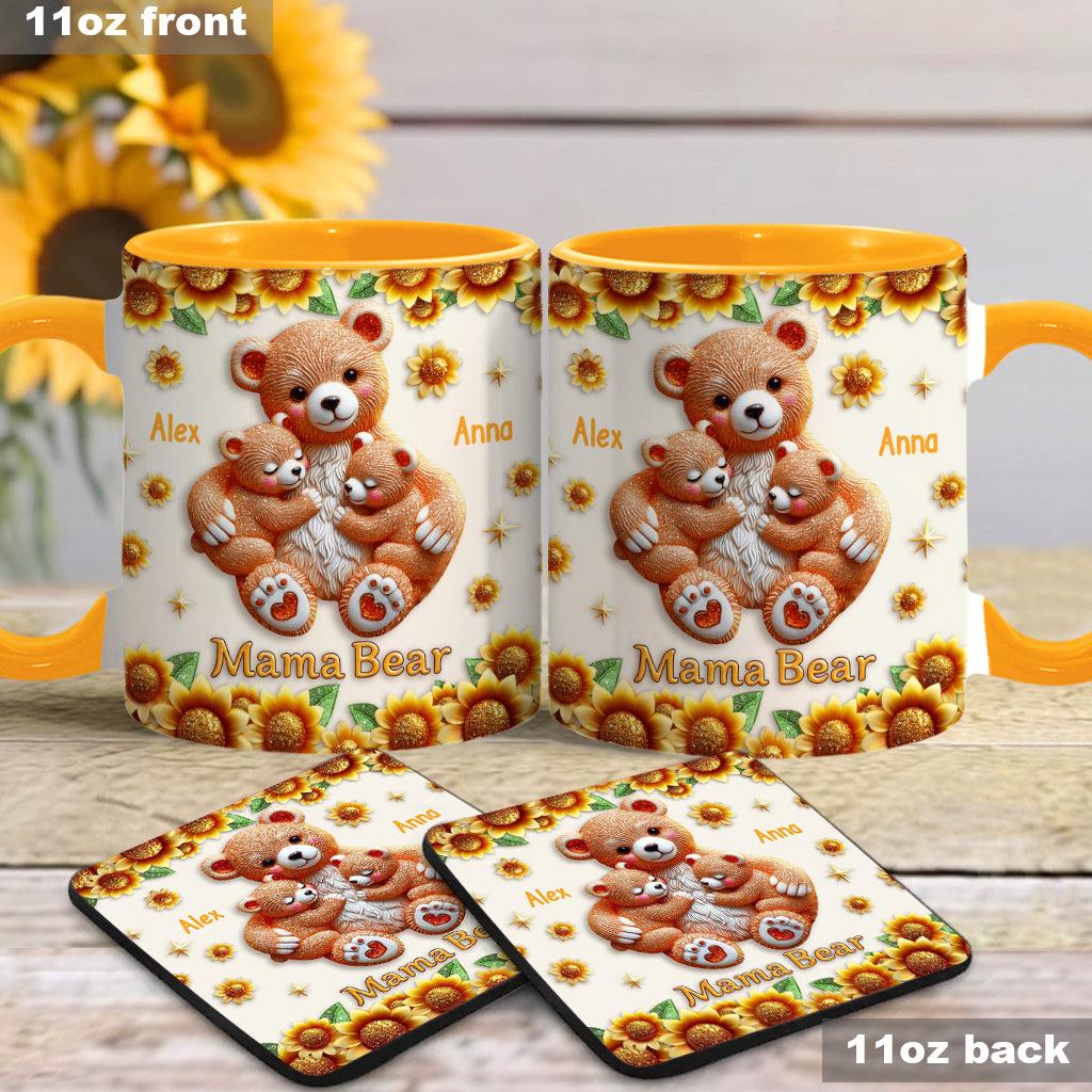 Mama Bear - Personalized Mother Accent Mug
