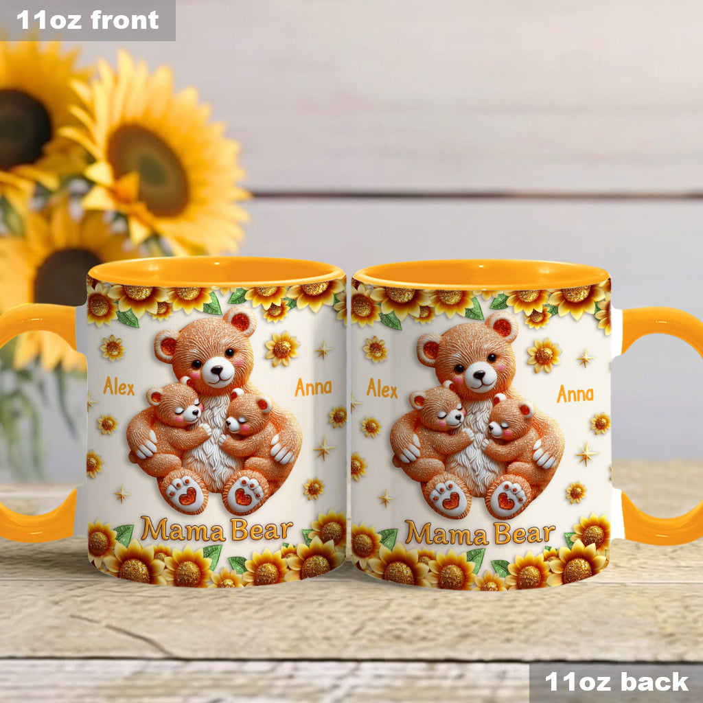 Mama Bear - Personalized Mother Accent Mug