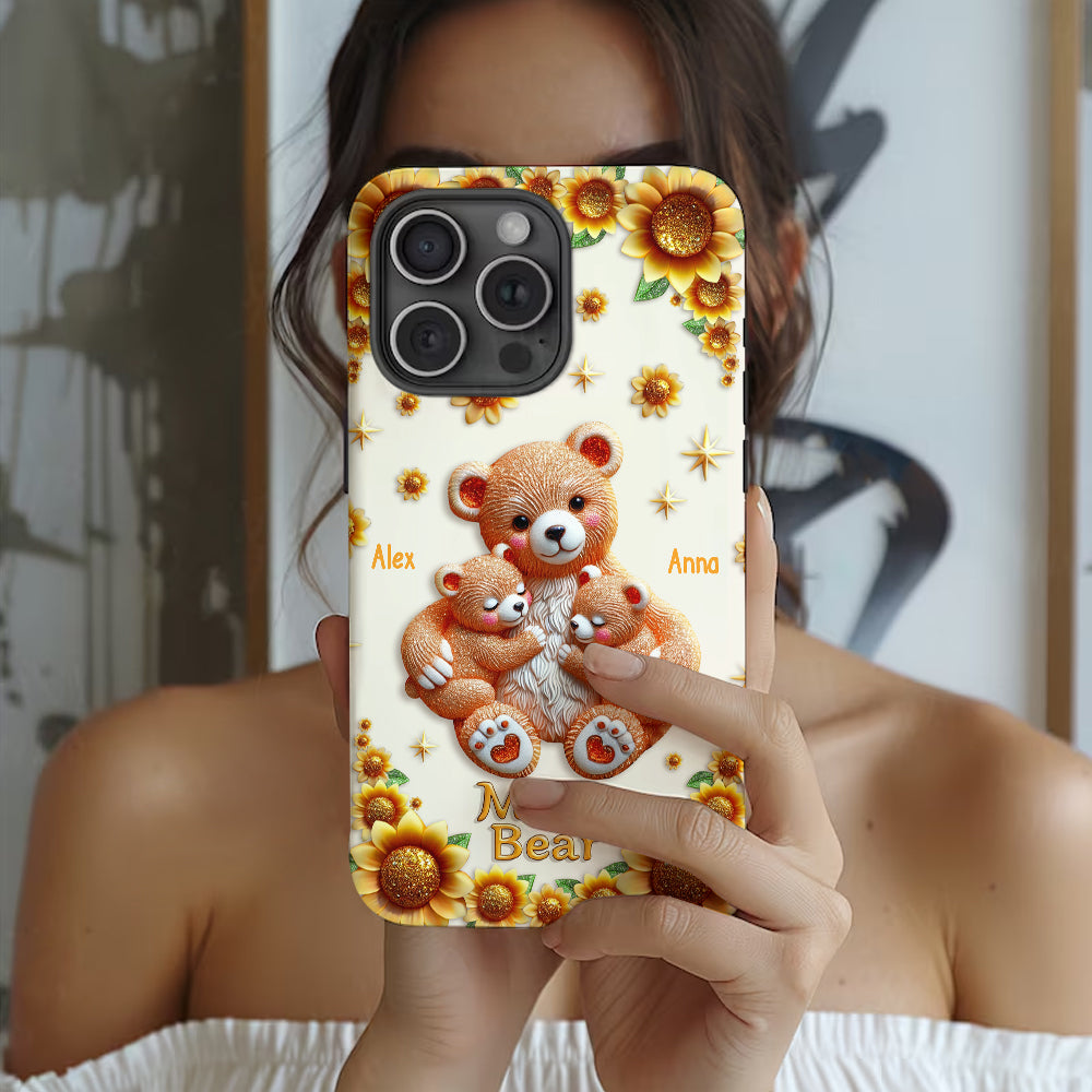 Mama Bear - Personalized Mother Full Print Phone Case