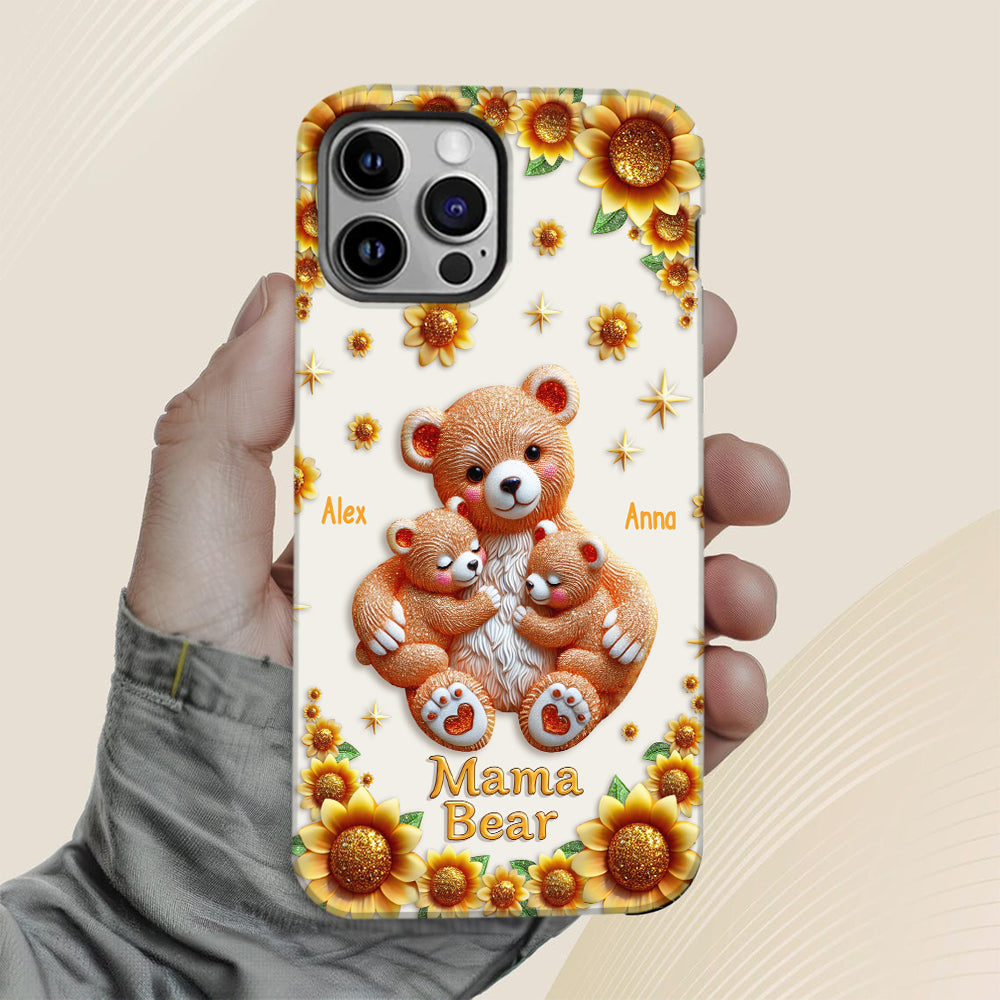 Mama Bear - Personalized Mother Full Print Phone Case