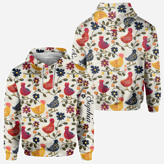 Chicken Lover - Personalized Chicken All Over Shirt