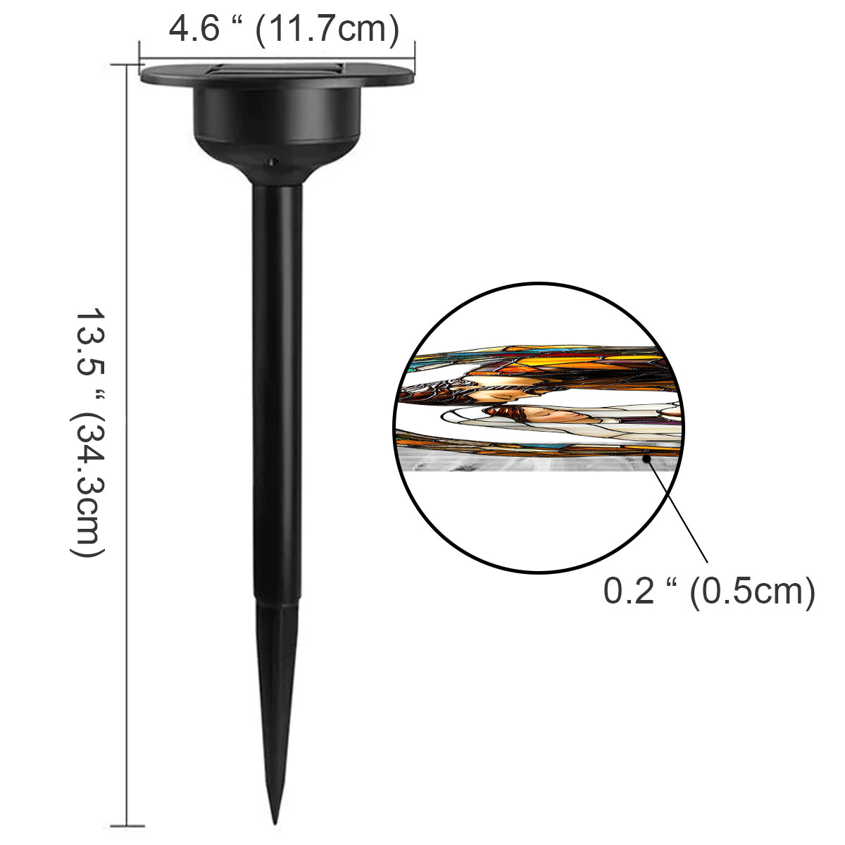 The Day He Was Born - Christian Garden Solar Light