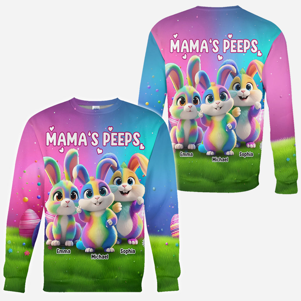 Grandma's Peeps - Personalized Grandma All Over Shirt