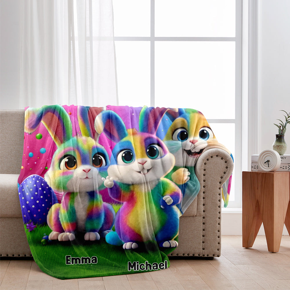 Grandma's Peeps - Personalized Grandma Blanket