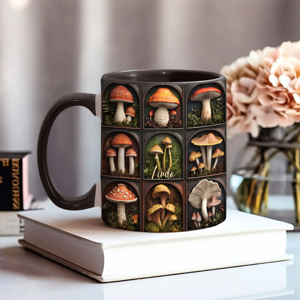 Mushroom Collection - Personalized Mushroom Accent Mug