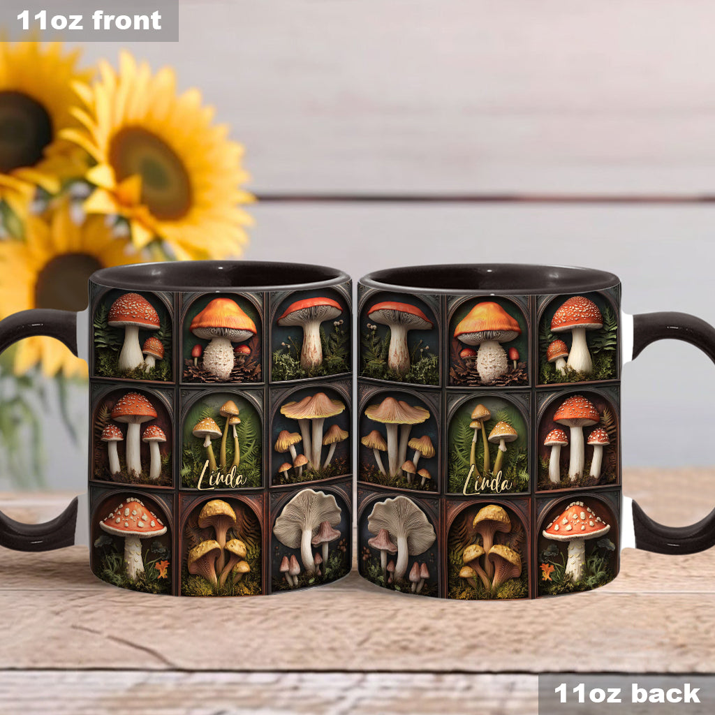 Mushroom Collection - Personalized Mushroom Accent Mug