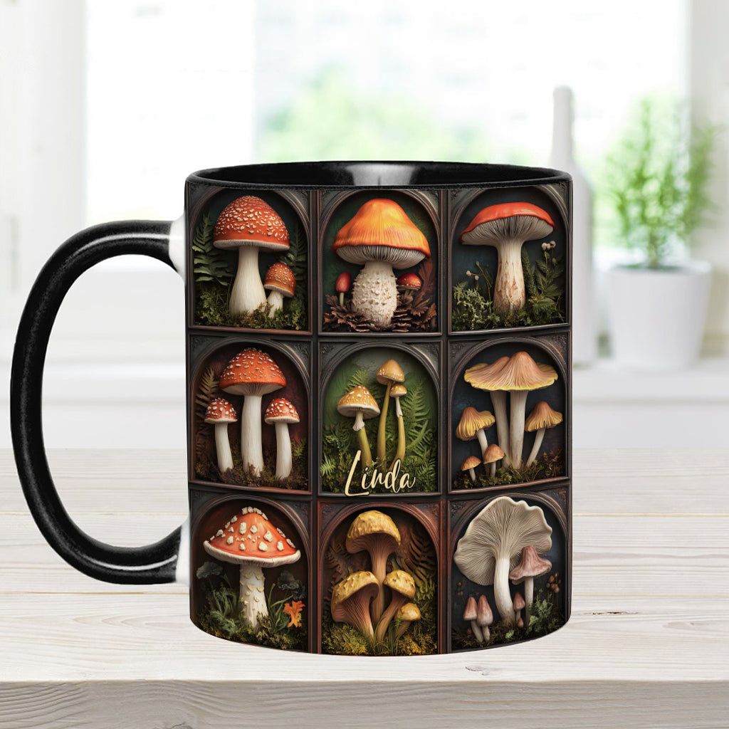 Mushroom Collection - Personalized Mushroom Accent Mug