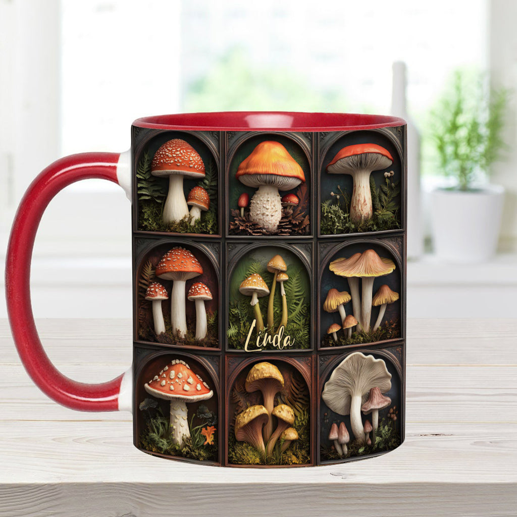 Mushroom Collection - Personalized Mushroom Accent Mug