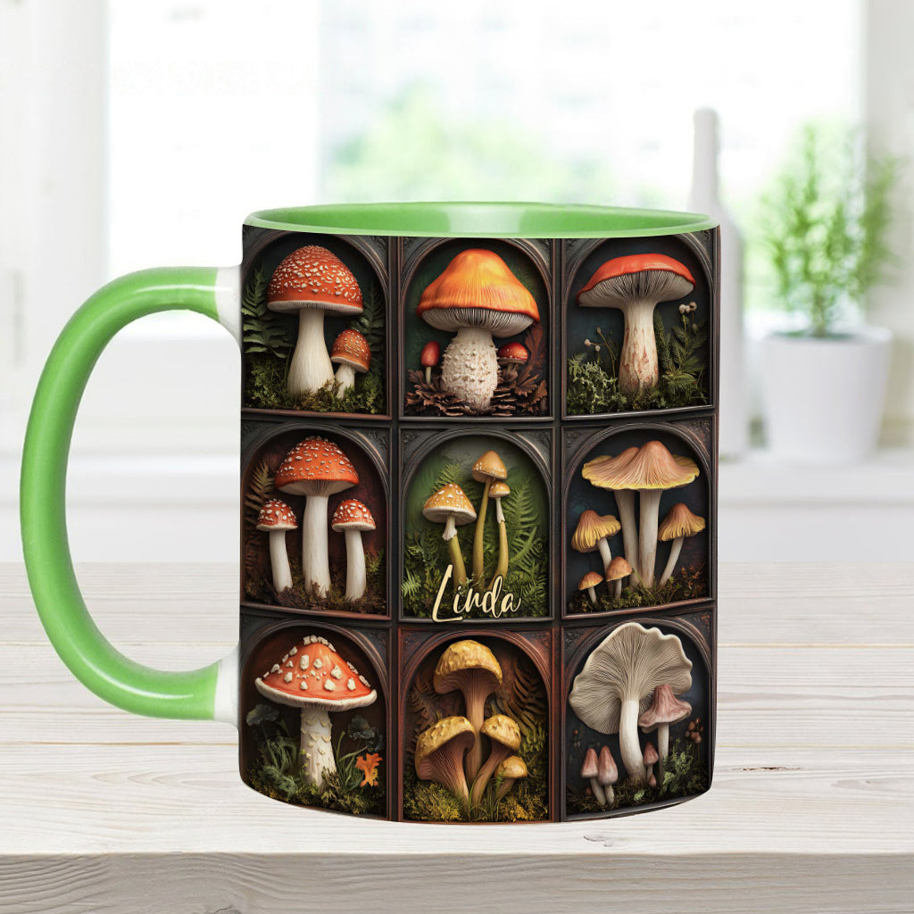 Mushroom Collection - Personalized Mushroom Accent Mug