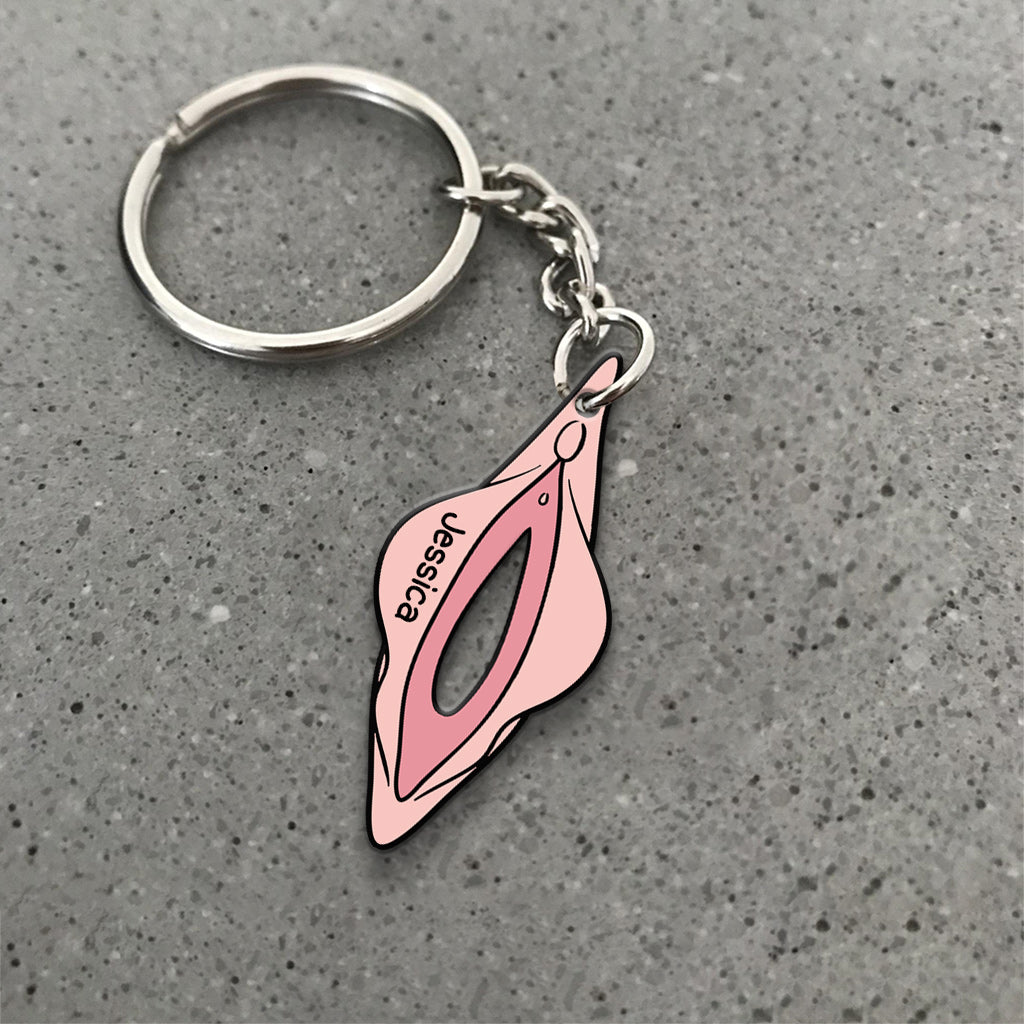 Couple Perfect Match - Personalized Couple Keychain