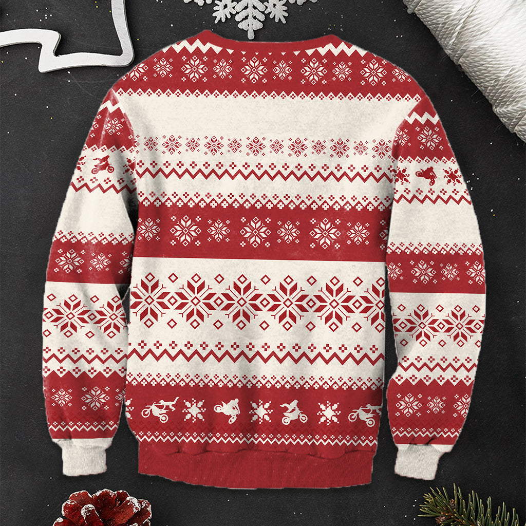 Oh What Fun It Is To Ride - Personalized Biker Ugly Sweater