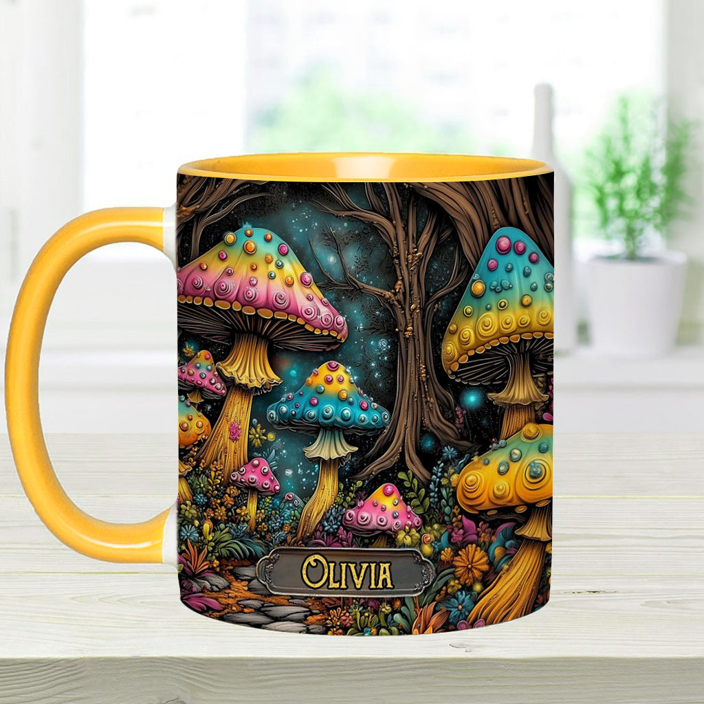 Magic Mushroom - Personalized Mushroom Accent Mug