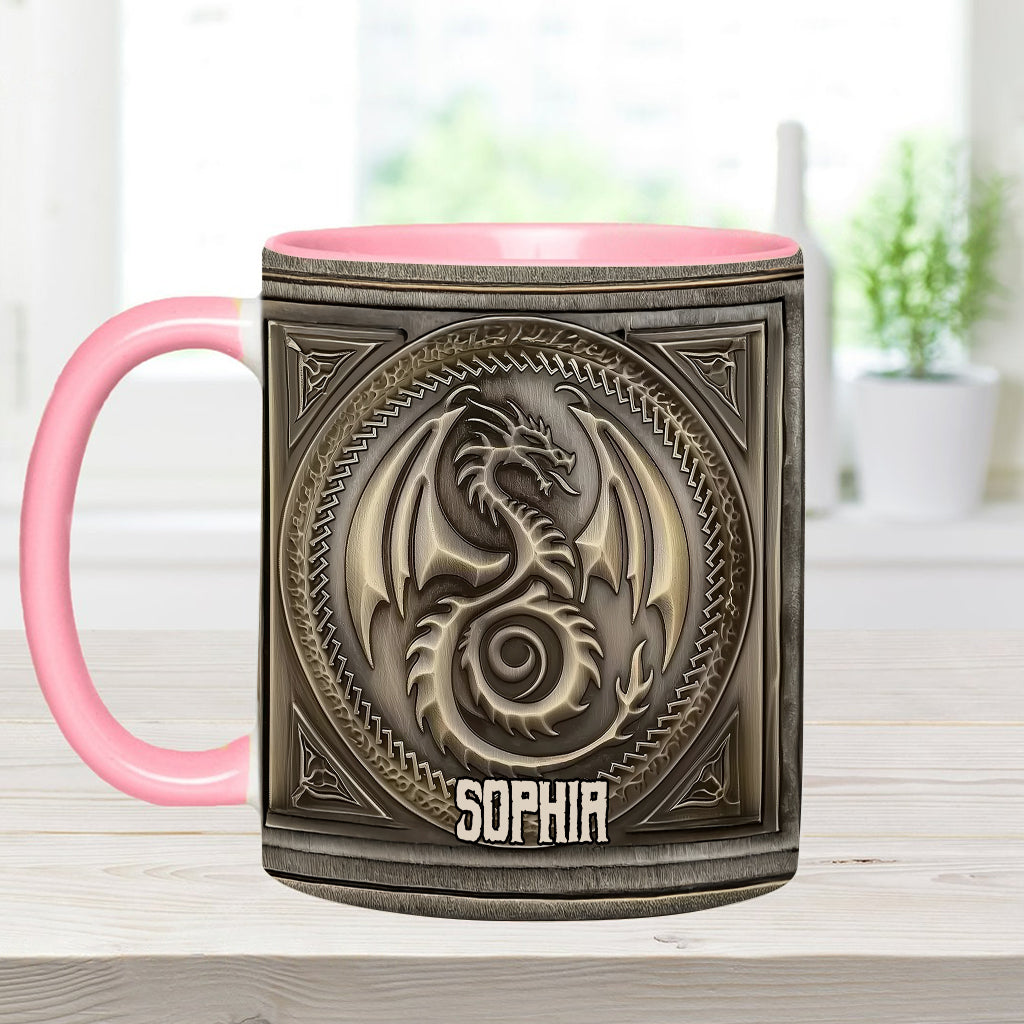 Majestic Dragon - Personalized Dragon Accent Mug