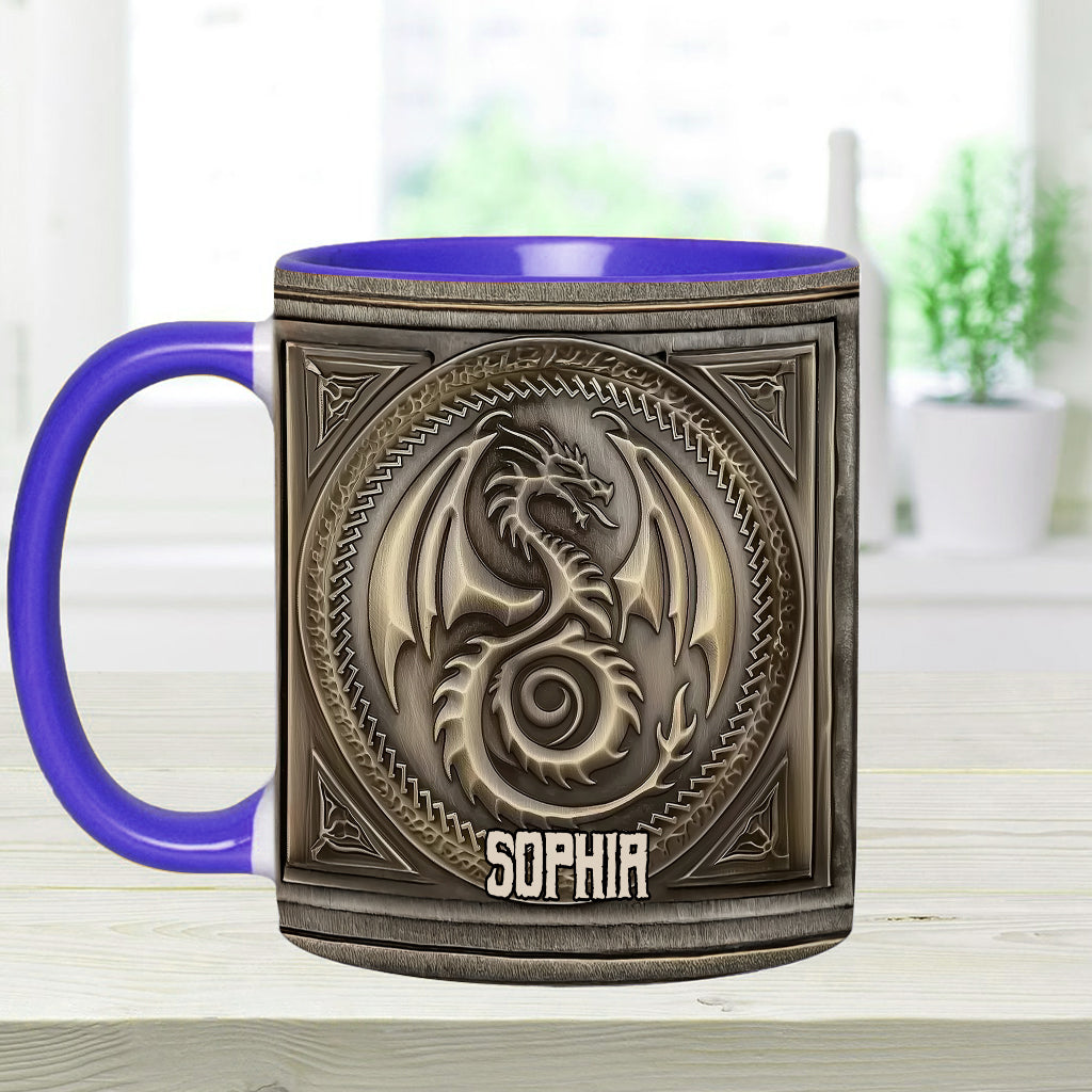 Majestic Dragon - Personalized Dragon Accent Mug
