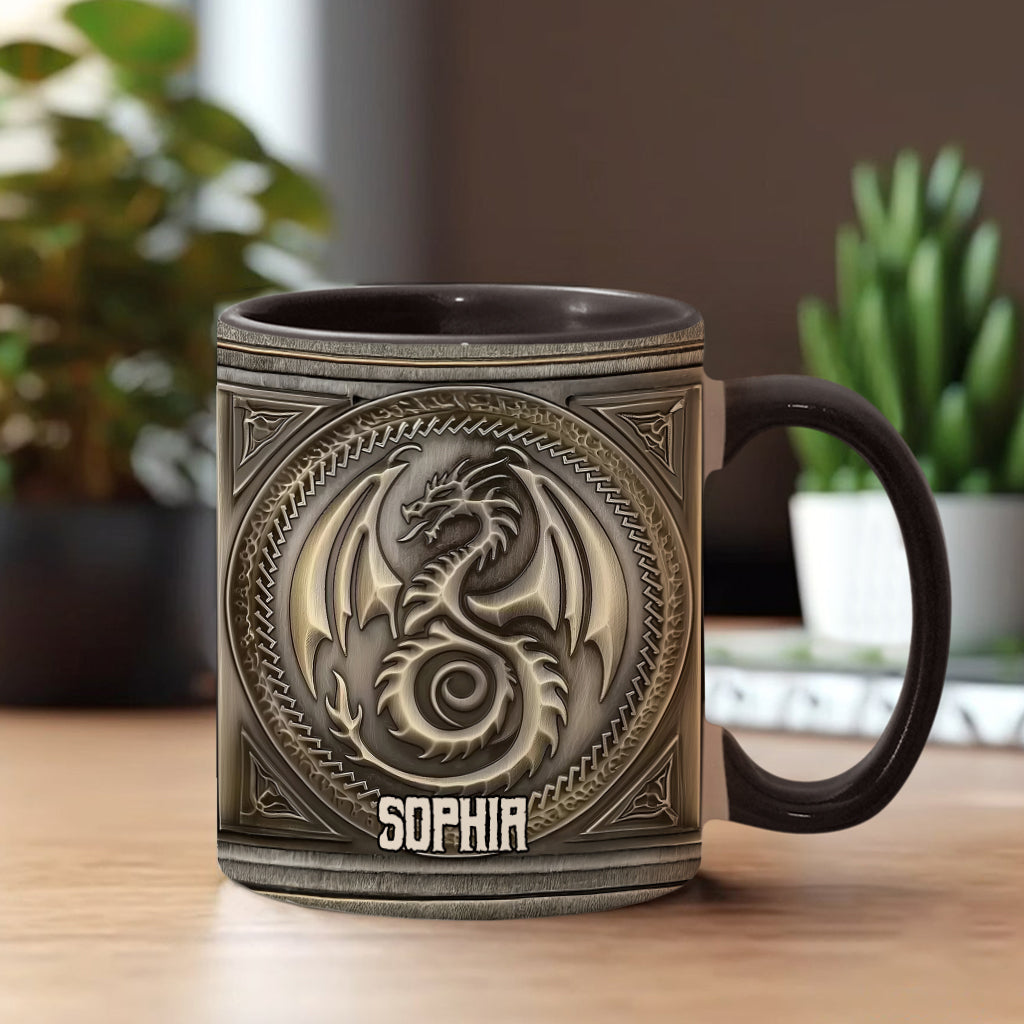 Majestic Dragon - Personalized Dragon Accent Mug