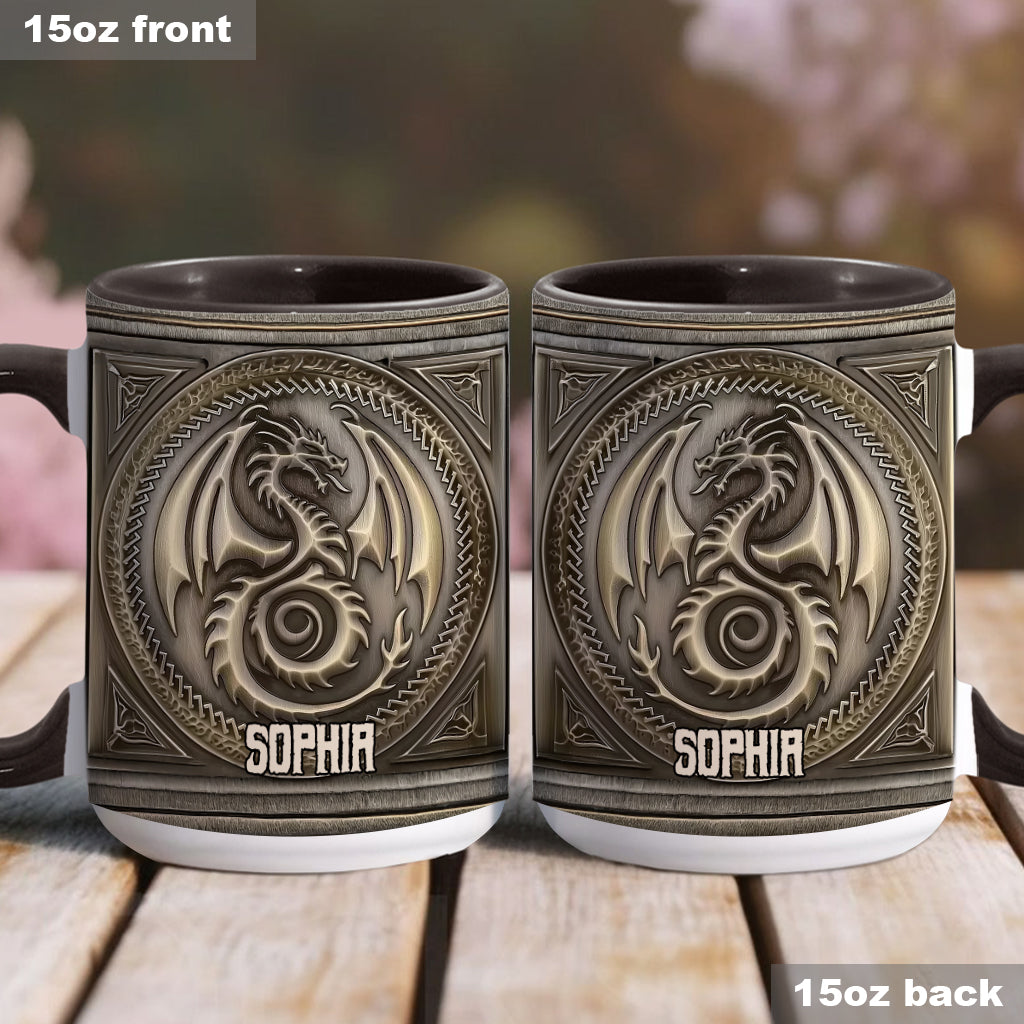 Majestic Dragon - Personalized Dragon Accent Mug