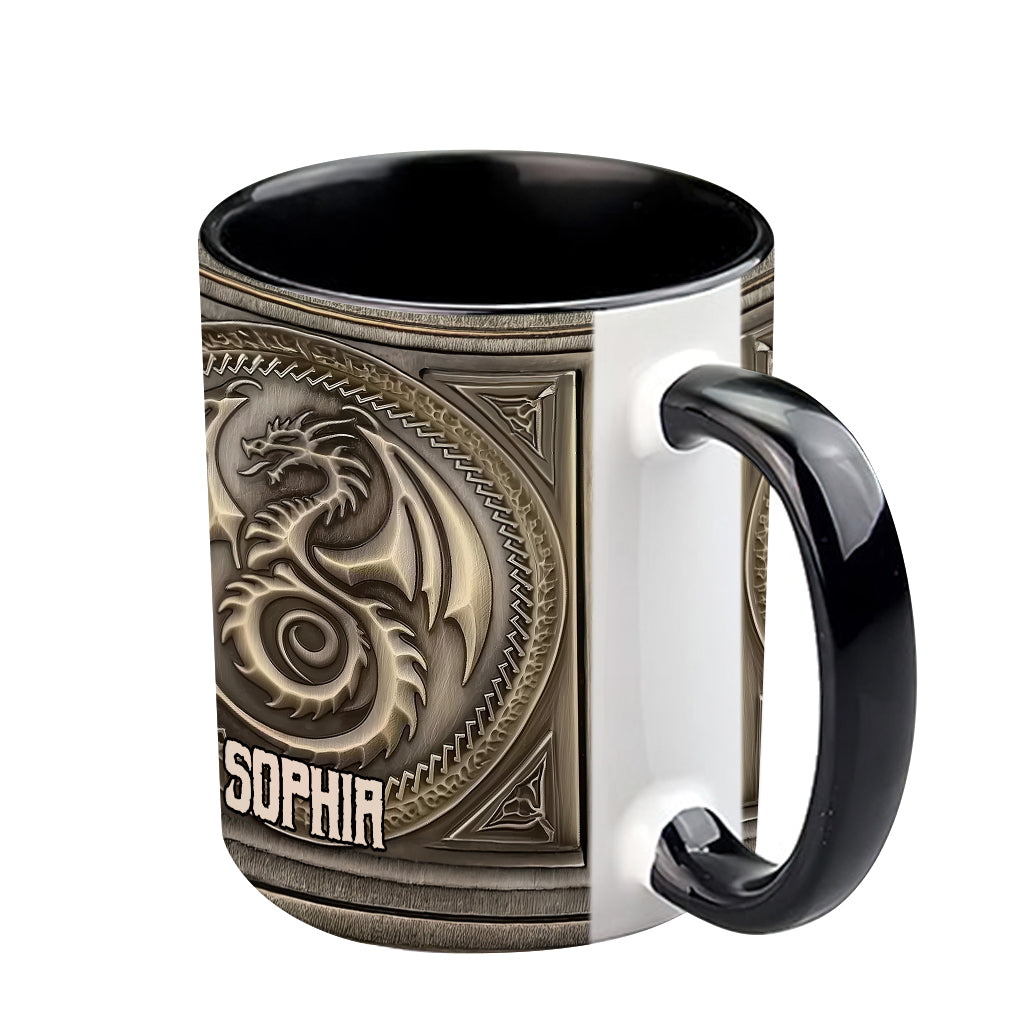 Majestic Dragon - Personalized Dragon Accent Mug