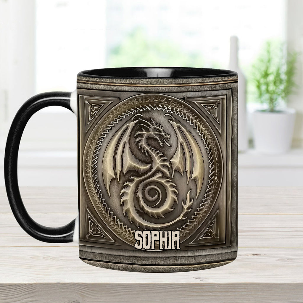 Majestic Dragon - Personalized Dragon Accent Mug