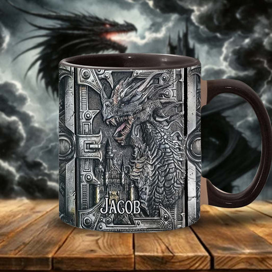Majestic Dragon - Personalized Dragon Accent Mug