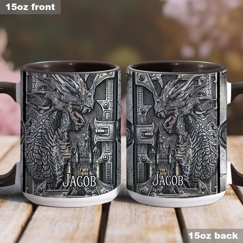Majestic Dragon - Personalized Dragon Accent Mug