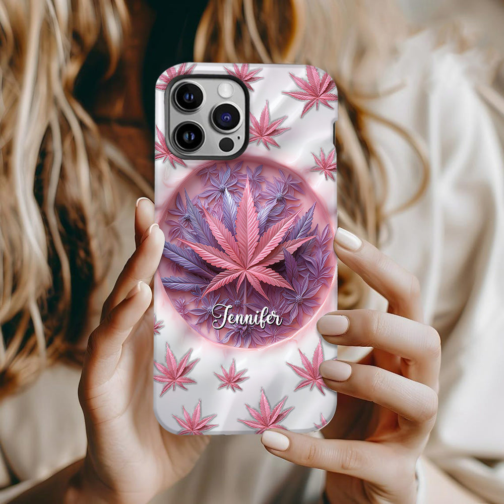 High Life - Personalized Weed Full Print Phone Case
