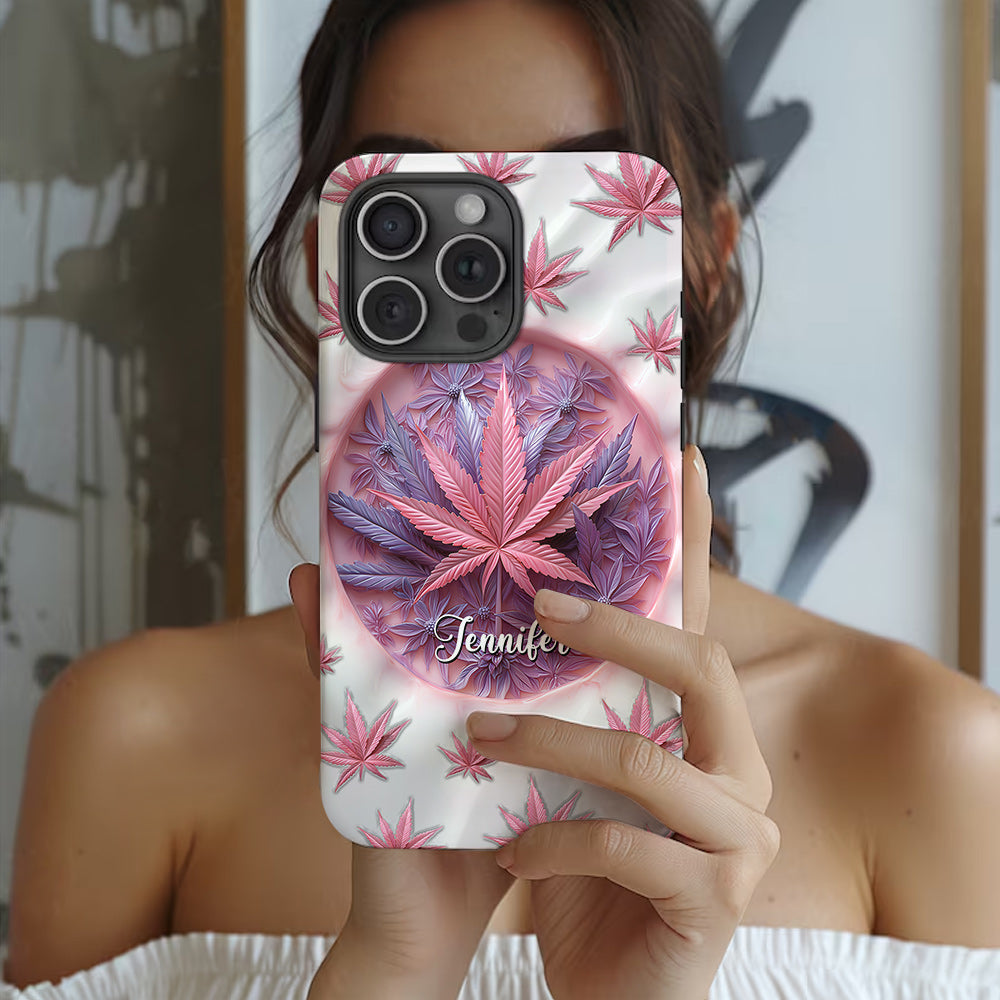 High Life - Personalized Weed Full Print Phone Case