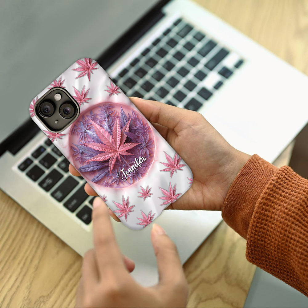 High Life - Personalized Weed Full Print Phone Case