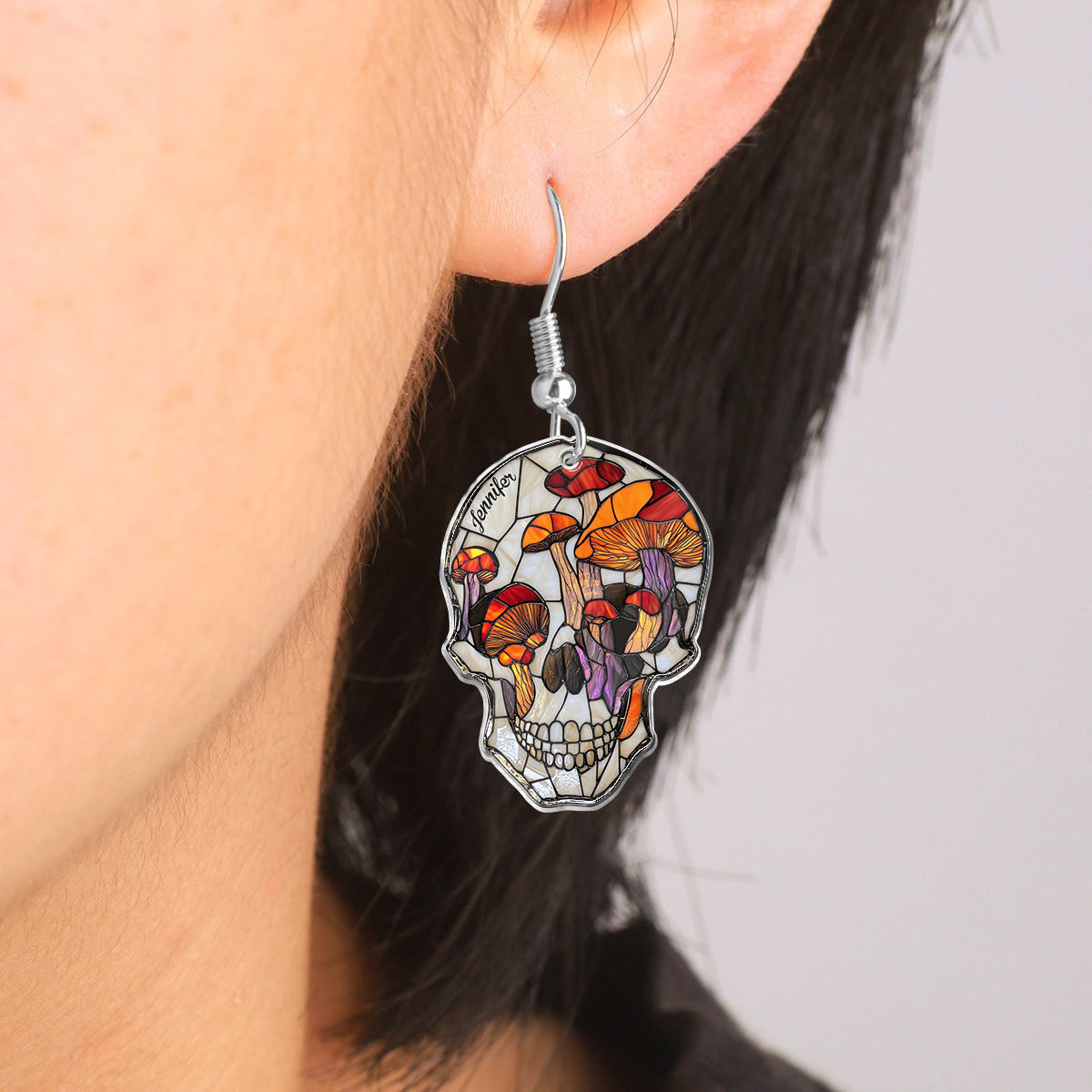 Stunning Skull - Personalized Skull Earrings