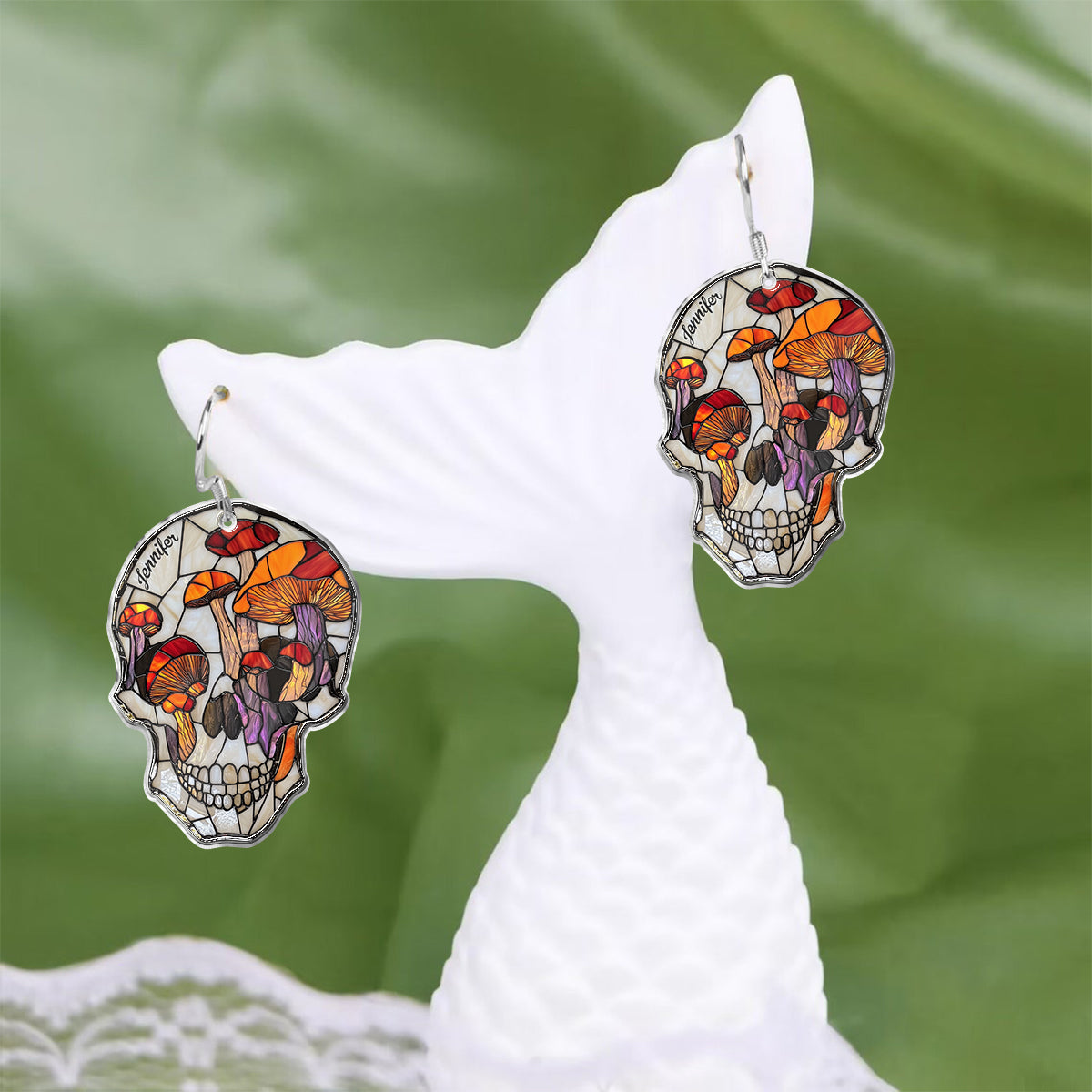 Stunning Skull - Personalized Skull Earrings