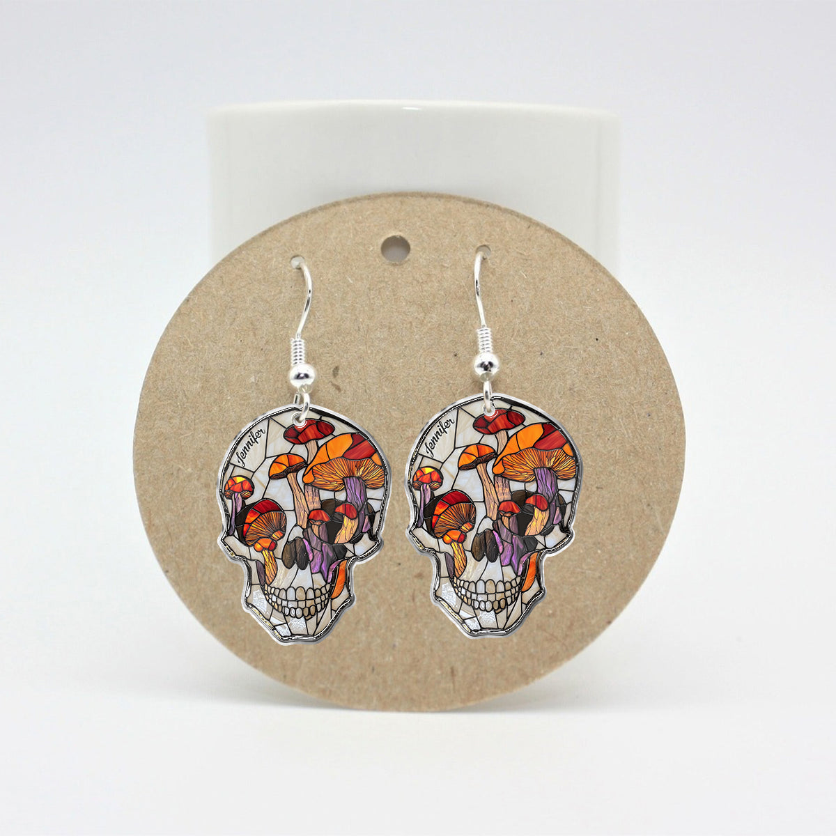 Stunning Skull - Personalized Skull Earrings