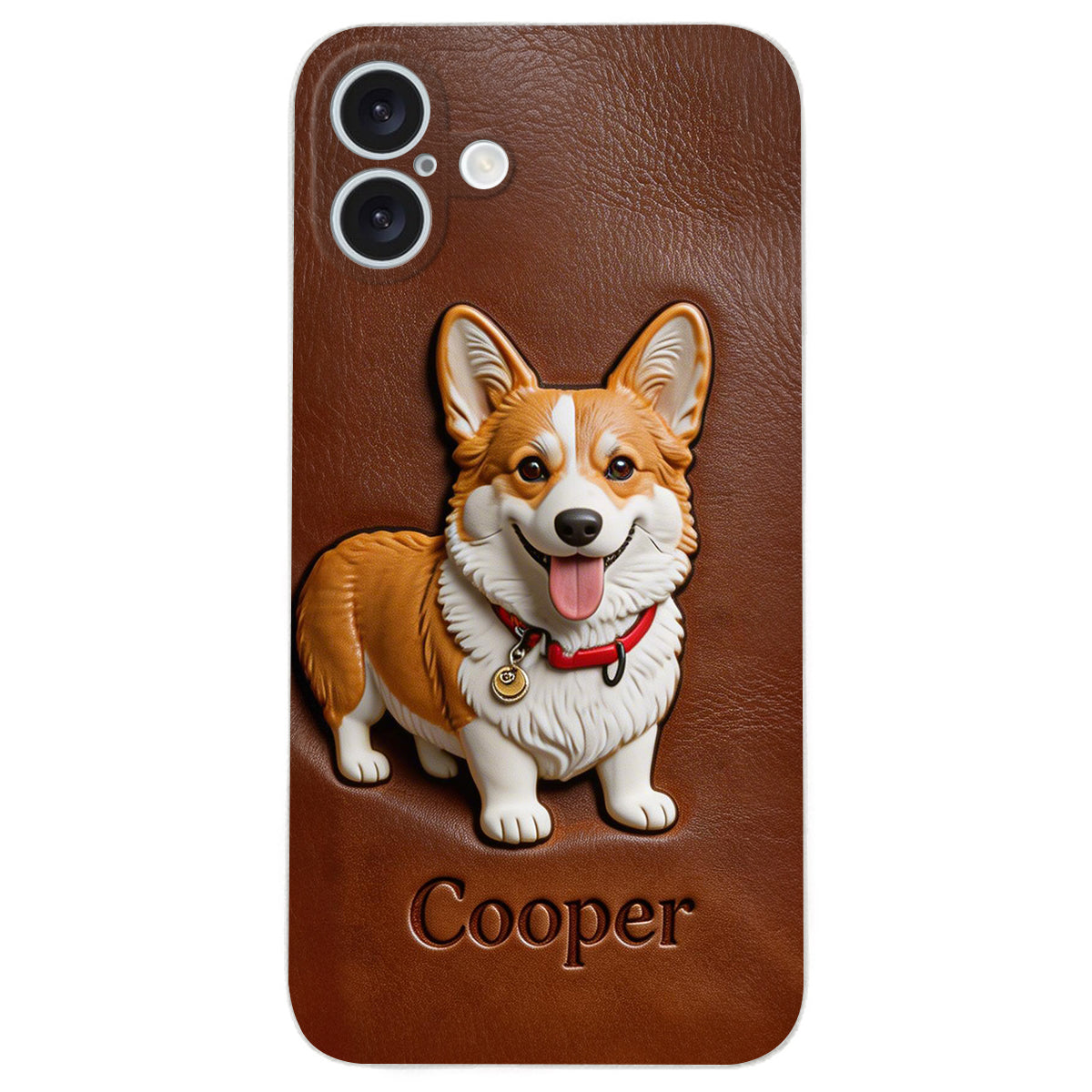 Custom Any Photo - Personalized Dog Leather Phone Case