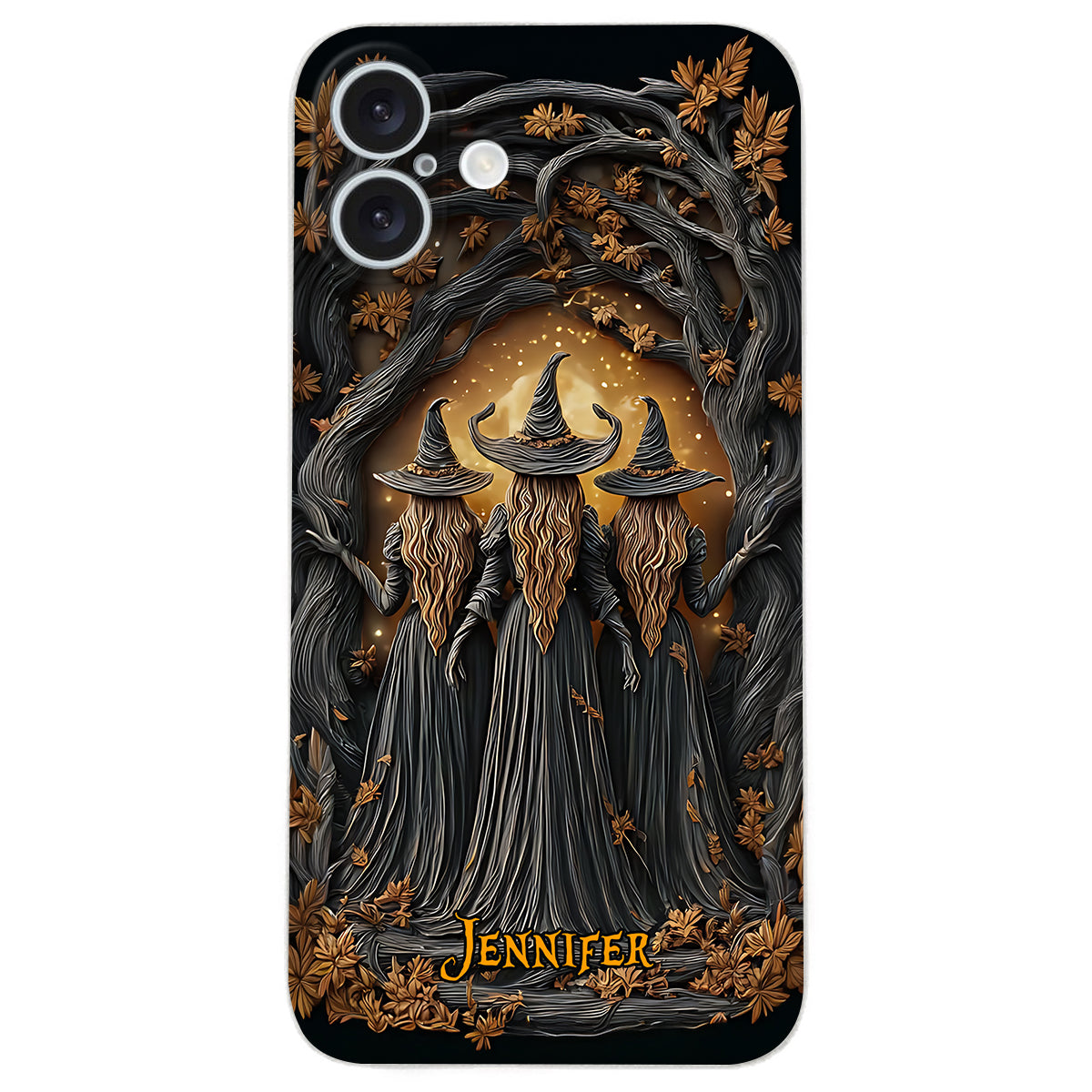 Best Witches - Personalized Witch Leather Phone Case